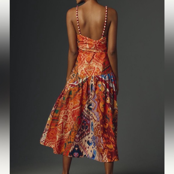 New FARM x Anthropologie FARM Rio Midi Dress - Picture 2 of 4